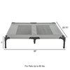 Pet Adobe Elevated Portable Pet Bed Cot-Style 36”x29.75”x7” for Dogs and Small Pets | Indoor/Outdoor 634553AAY